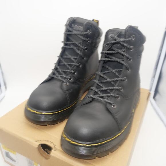 Dr. Martens Shoes - New Dr. Doc Martens Gilbreth Women's 11 Steel Toe Work Boots Black SR